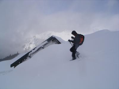 Congère de 4,5m