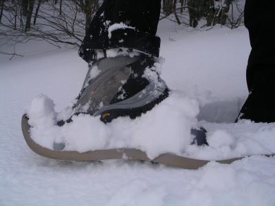 Selon la texture et la profondeur de la neige, ça botte en descente