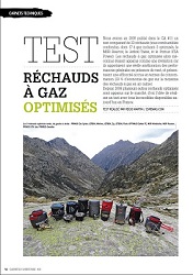 Test réchauds à gaz optimisés Carnets d'Aventures 38