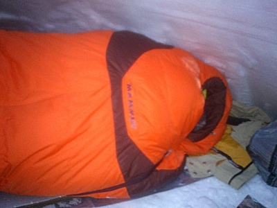 Nuit en igloo dans le Mammut Altitude EXP 3 seasons