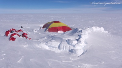 Après la tempête sur la calotte groenlandaise