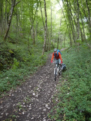 La remorque T2 en mode VTT