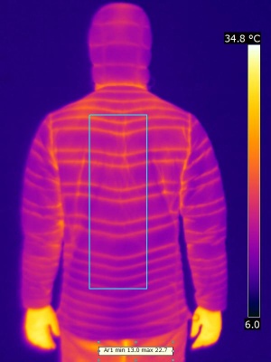 Camera thermique de dos