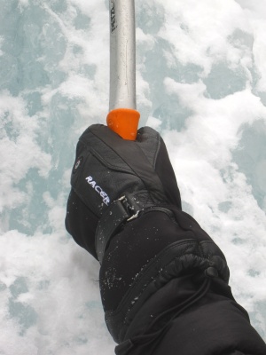 Utilisation en cascade de glace