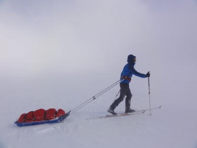 Pulka Snowsled Ice Blue Trail