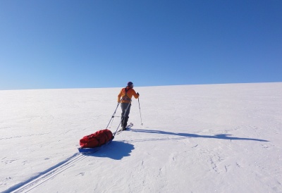 Pulka Snowsled Ice Blue Trail