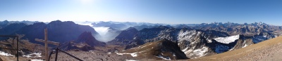 Depuis la chapelle au sommet du Thabor Depuis la chapelle au sommet du Thabor