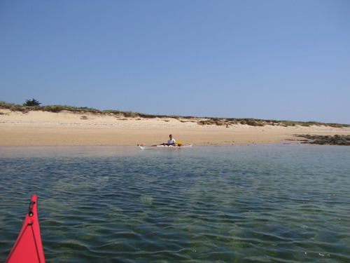 kayak de mer golfe morbihan