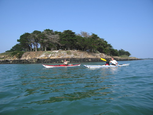 kayak de mer golfe morbihan