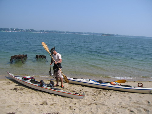 kayak de mer golfe morbihan