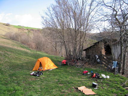 Bivouac au-dessus de Valserre