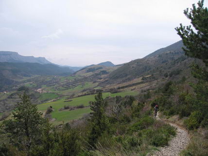 sentier descente VTT