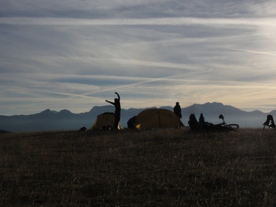 Petit bivouac avec vue !