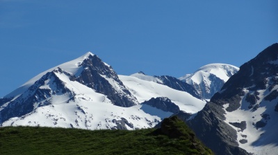 Dômes de Miage et mont Blanc