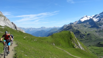 Arrivée vers le col du Bonhomme Arrivée vers le col du Bonhomme