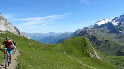 Arrivée vers le col du Bonhomme