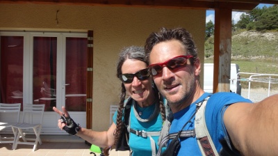 Arrivée à la maison à VTT ! Bien contents de ce Chamonix - Chorges ! Arrivée à la maison à VTT ! Bien contents de ce Chamonix - Chorges !