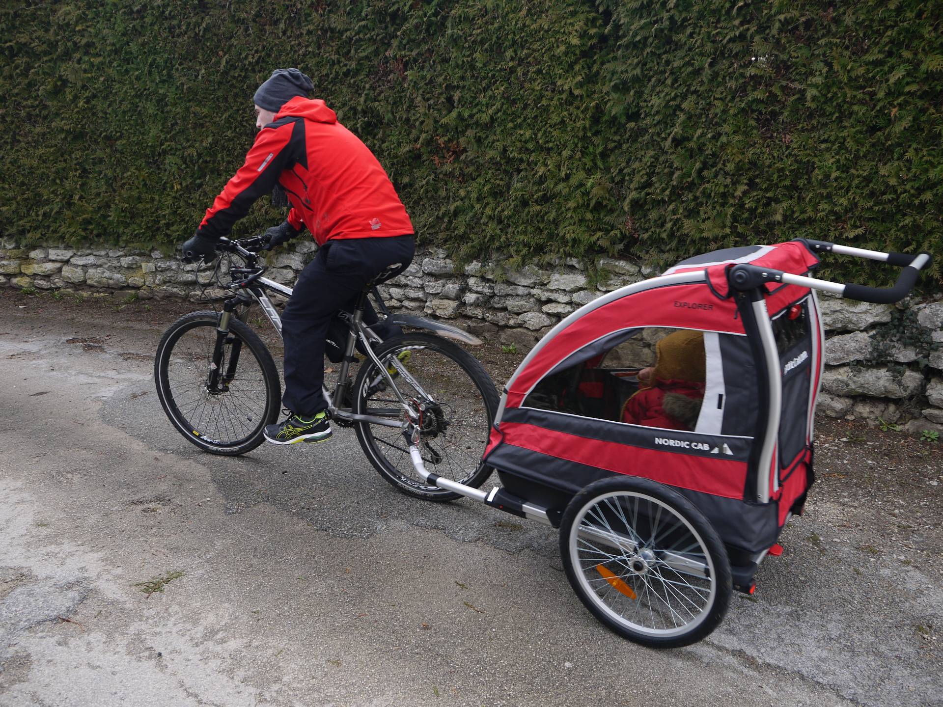 Remorque vélo 2 places enfant Nordic Cab Explorer