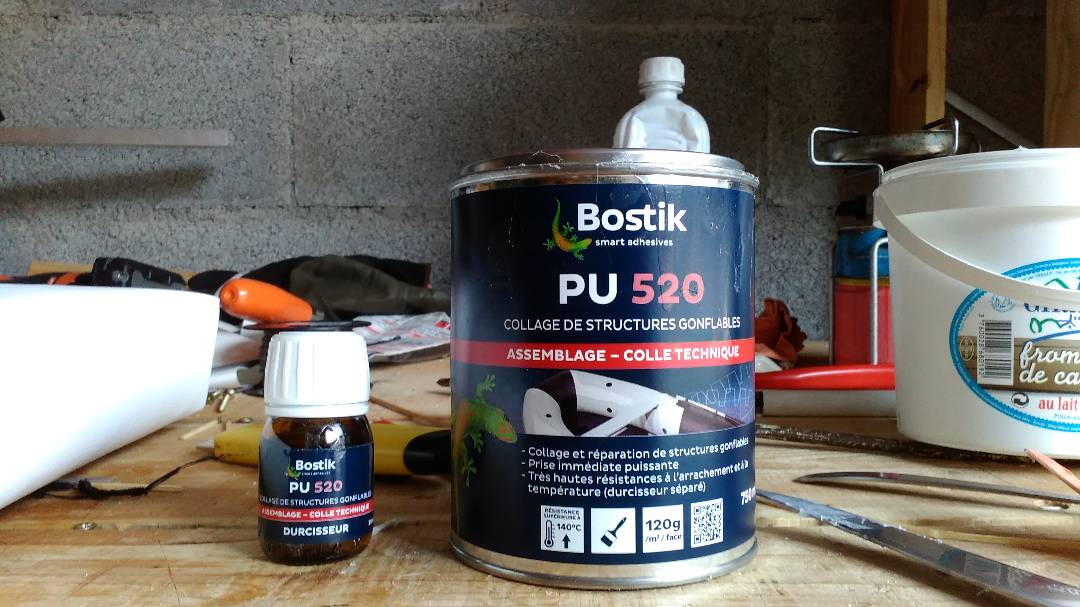 Colle Bostik PU 520 pour PVC