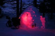 Un igloo à Gleize (Hautes-Alpes)