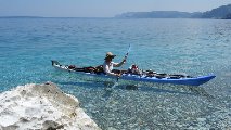 Grand huit en kayak dans les Sporades