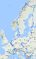 Tour d'Europe à vélo 13 000 kms contre la Sclérose en Plaques