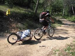 Remorque à vélo Monoporter de Weber