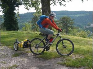 Remorque à vélo Bob Ibex