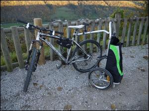 Remorque à vélo deux roues La Galoppe