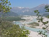 Sur les méandres de La Reine des Alpes, Le Tagliamento en KUL.