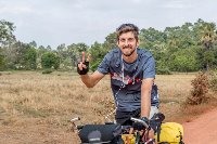 Dom on a bike