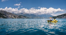 Bikerafting - Combo VTT et packraft dans les Alpes