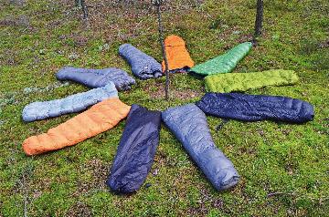 Test comparatif de 10 sacs de couchage ultralégers