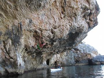 Kayak Grimpe Slack en Croatie