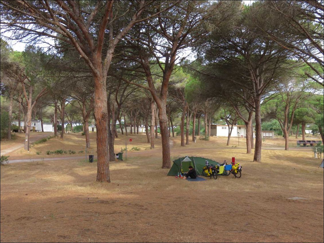 Le camping d'Alboréa! Génial! Vaut le détour.