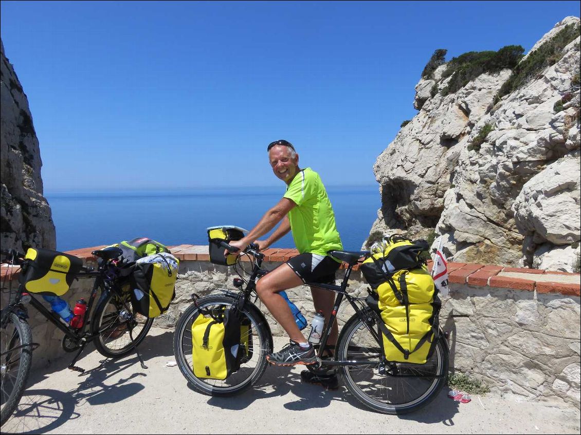 Arrivée au Capo Caccio. Magnifique!