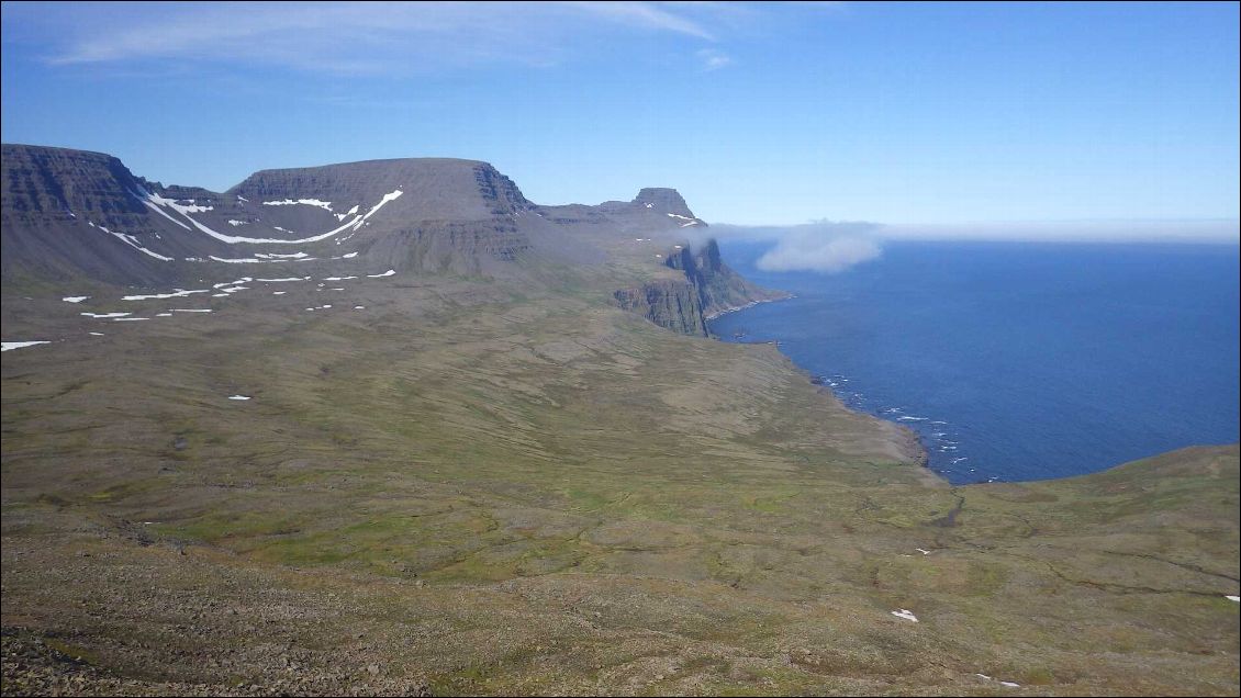 Vue au niveau du 1er col - Almenningaskard