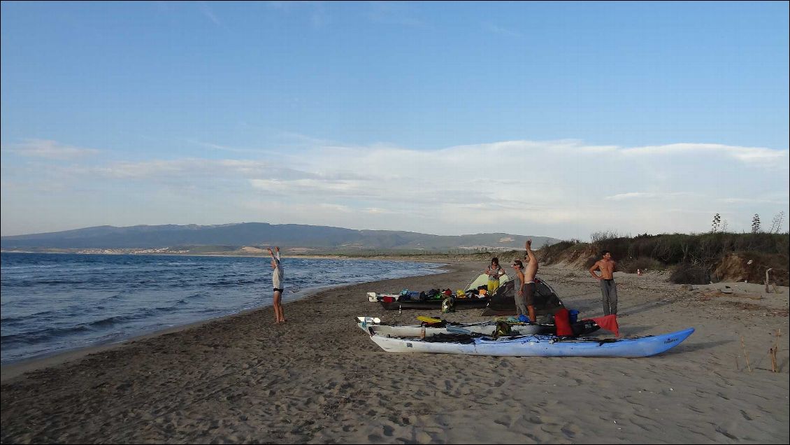 On retrouve Ju et Bk sur la grande plage