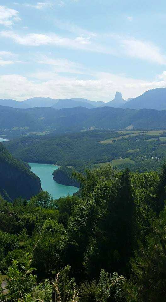 Vue sur le Vercors et le  Mont Aiguille
