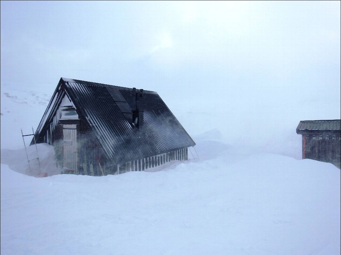 La cabane-abri qui m'a offert une douce nuit bien réparatrice