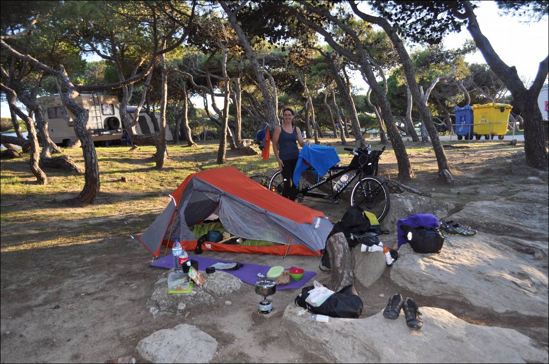 première nuit en camping