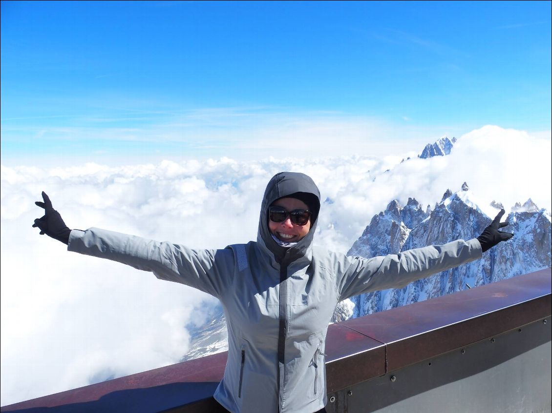 A l'aiguille du midi