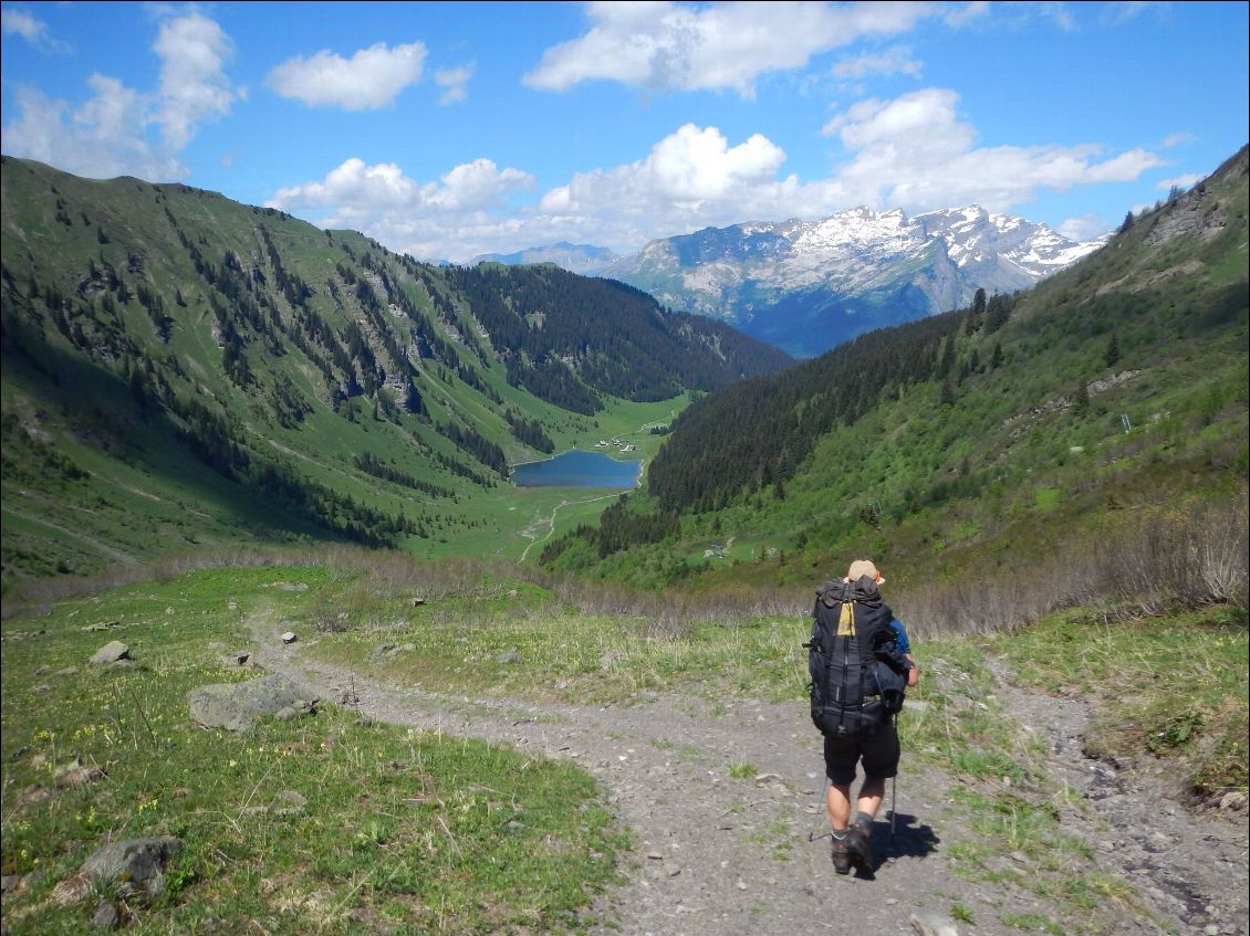 Lac de Gers en ligne de mir.