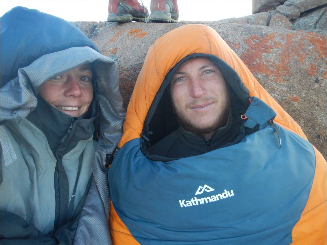 Le matin avant de partir pour 3j de haute rando en dehors des sentiers, nous sommes levé très tôt afin d'assister au levé de soleil