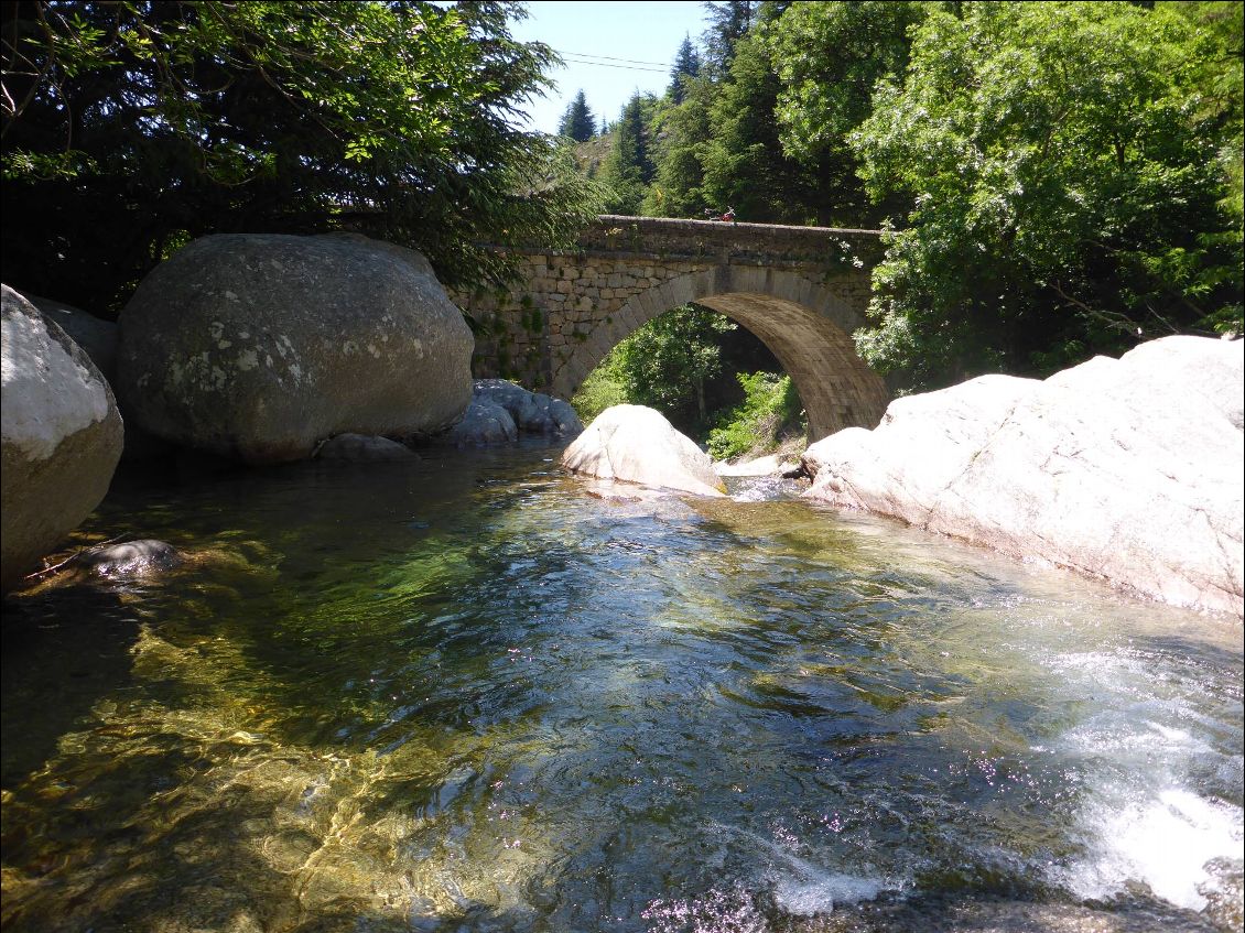 Un petit ruisseau qui invite à la baignade...