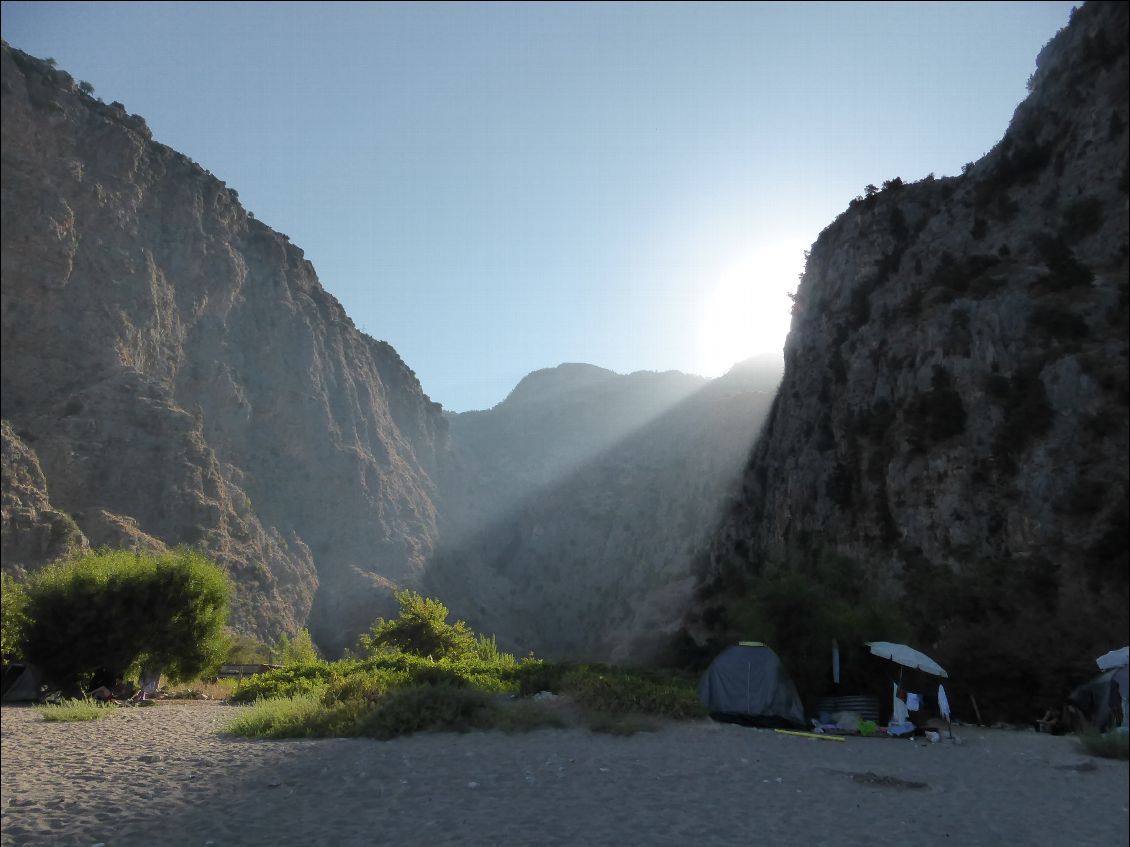 Lever de soleil dans la Butterfly valley