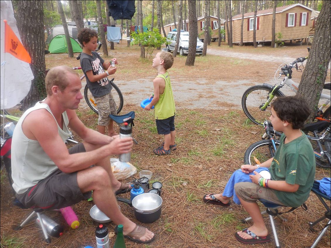 super camping à St Giron, nous y passerons 5 jours de repos