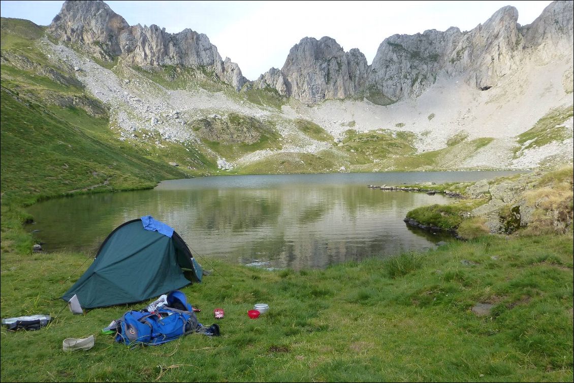 Bivouac de rêve au lac de la Chourique