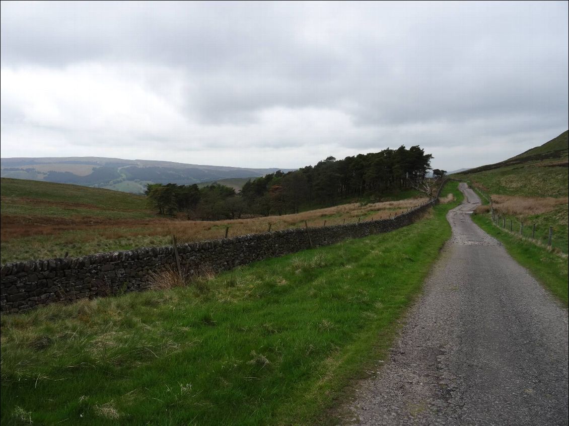 Dernier cheminement dans le Peak District Parc