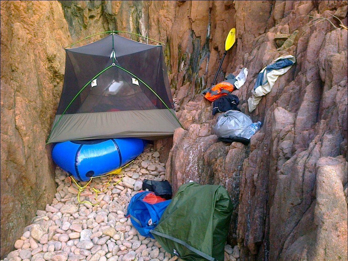 Massif de l'Esterel (packraft)